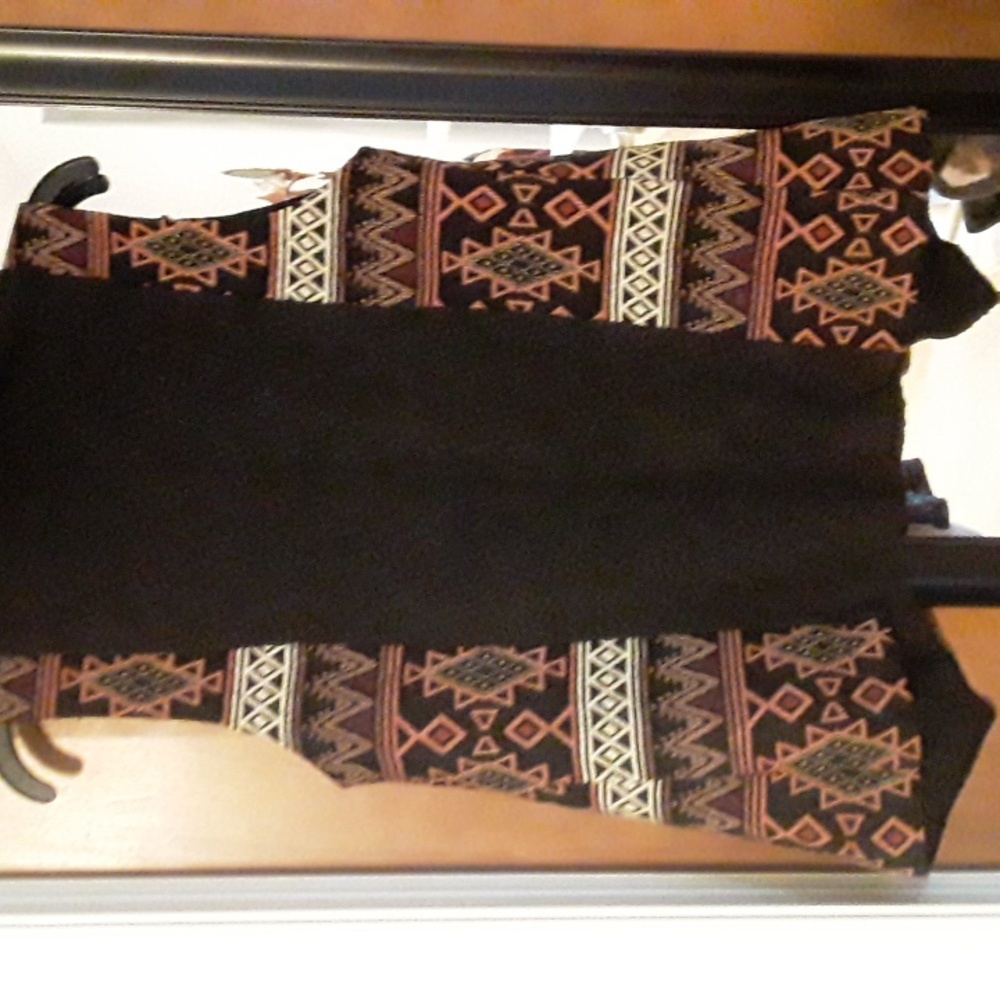 Miss Me southwest tapestry waterfall vest